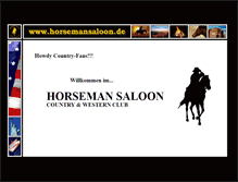 Tablet Screenshot of horsemansaloon.de